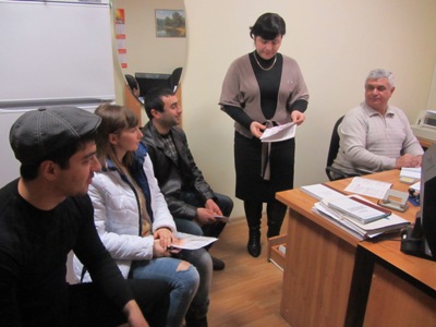 Встреча с работниками  почты в Шовгеновском районе