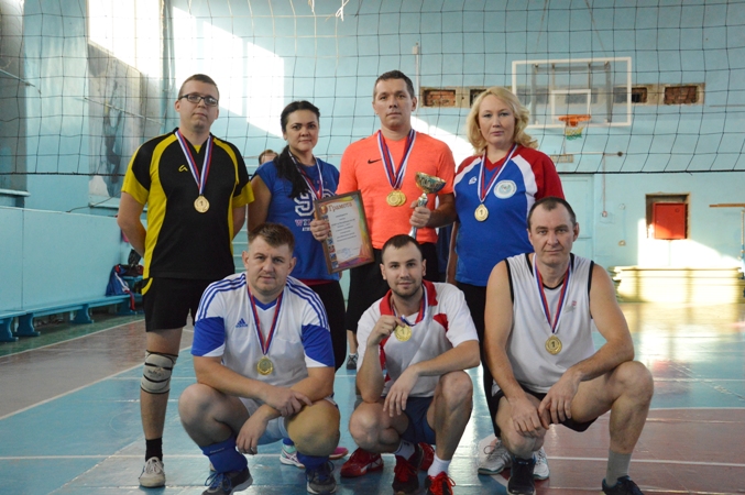 Команда Пенсионного фонда заняла первое место в турнире по волейболу