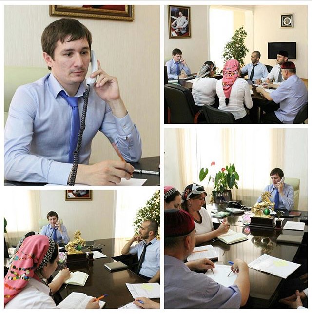 Прямая линия  с жителями Курчалоевского района 