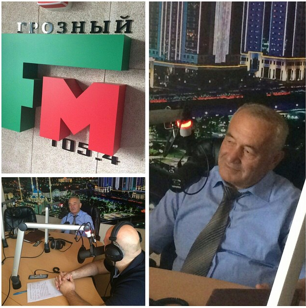 Прямой эфир на радио «Грозный»