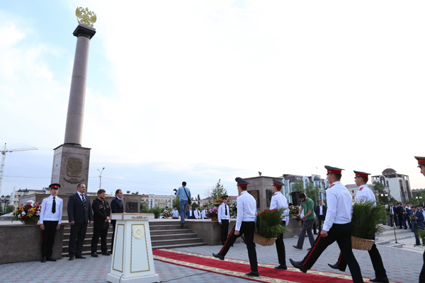 Поздравление управляющего ОПФР по ЧР М-Э.Ахмадова