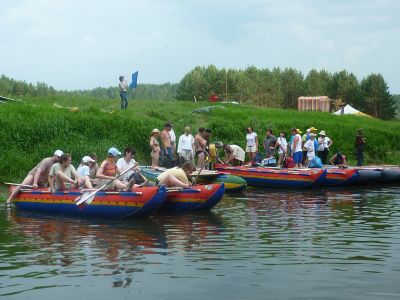 Покорение реки – дело команды!
