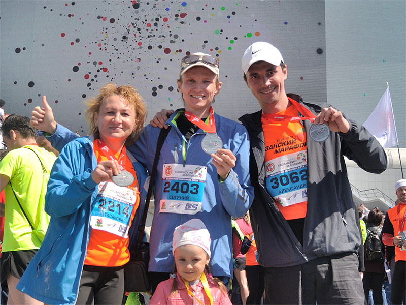 С марафона в Казани – с победой! 