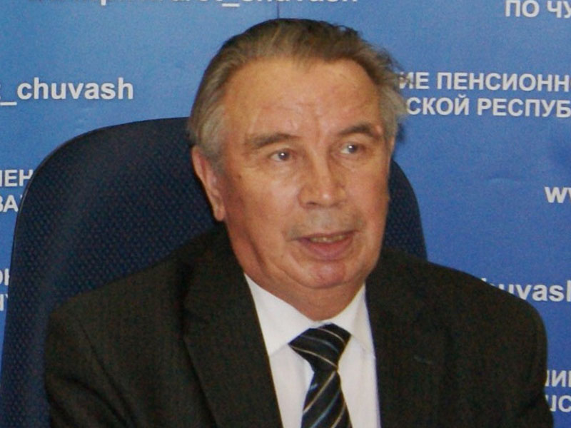 Пенсионный фонд поздравляет с юбилеем  лидера Чувашского отделения «Союза пенсионеров России» 