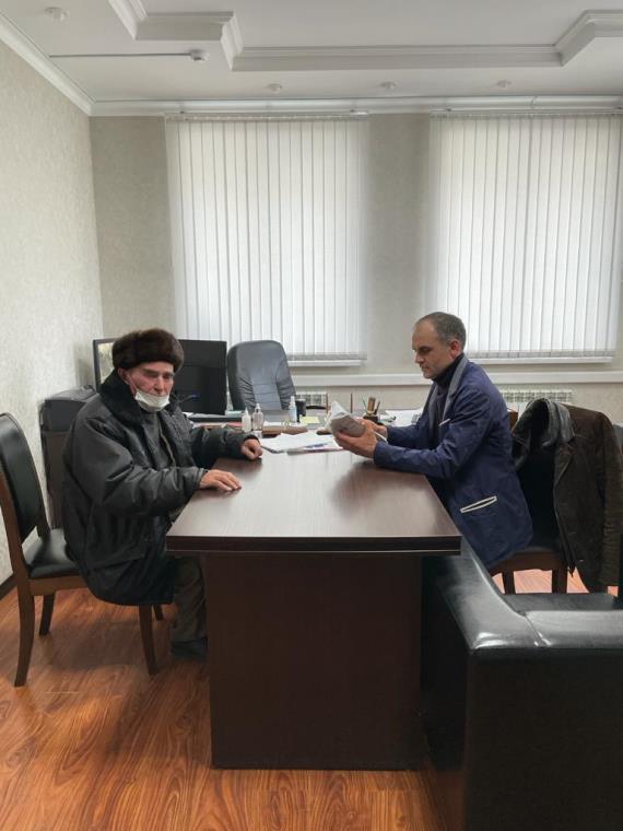 Руководитель Управления Пенсионного фонда в Левашинском районе пообщался с жителями района