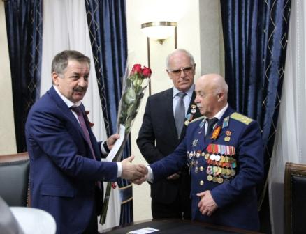 Управляющий  Пенсионным фондом Дагестана Магомед Исаев встретился с ветеранами Великой Отечественной войны