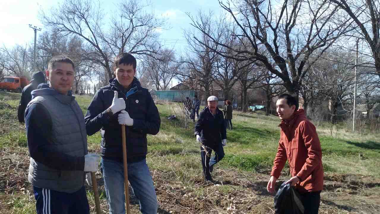 Сотрудники ОПФР поддержали всероссийскую акцию «Зеленая весна 2017»