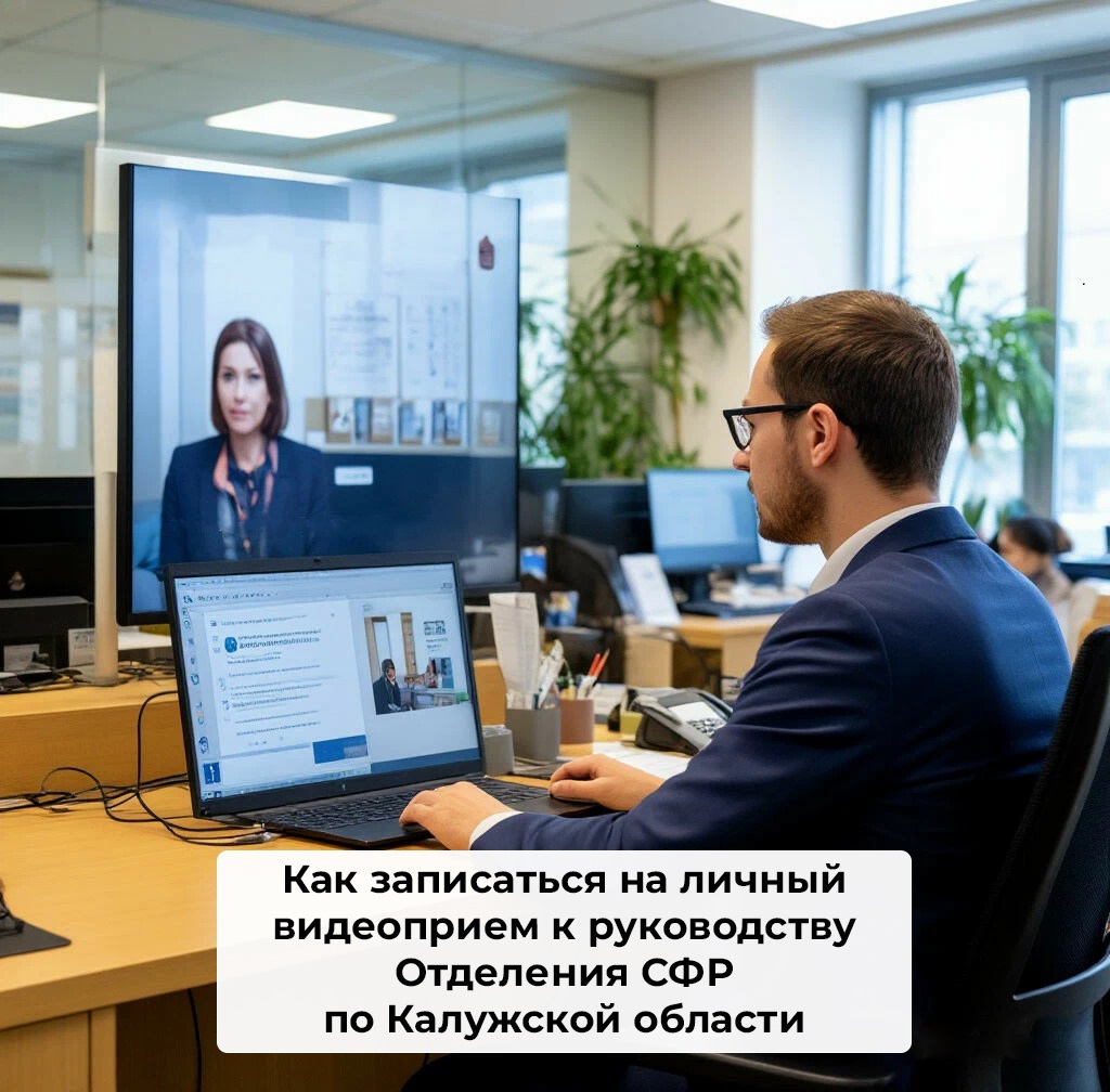 На онлайн-приеме у руководства регионального Отделения Социального фонда в прошлом году побывало 17 калужан