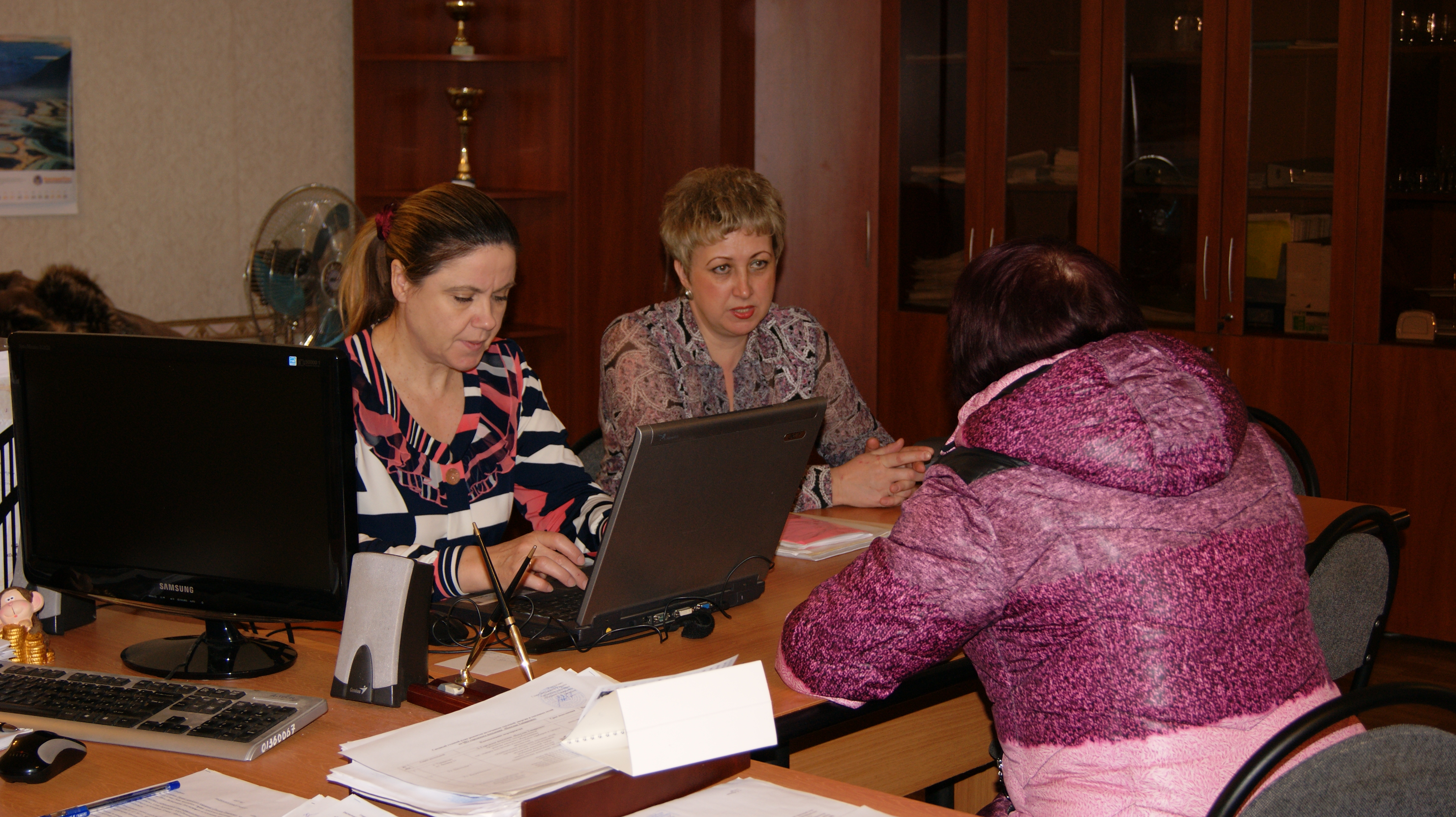 Специалисты ОПФР по Калужской области провели выездной прием граждан с полным комплексом процедур по принятию документов