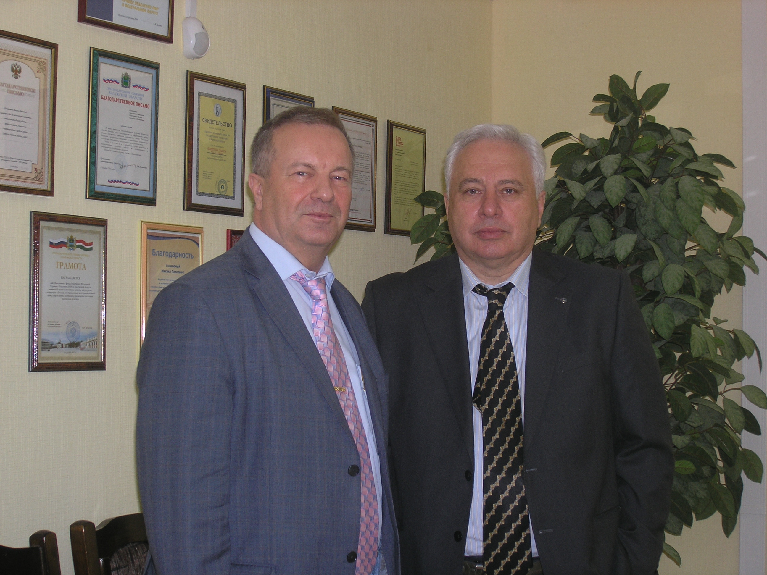  Начальник Управления ПФР в Центральном Федеральном округе Шеожев Хасанби Владимирович посетил с рабочим визитом ОПФР по Калужской области