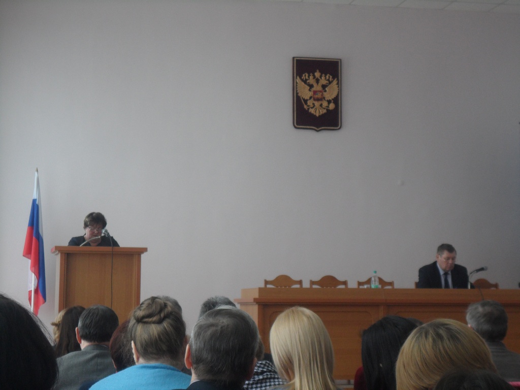 Начальник Управления ПФР в Людиновском районе приняла участие в семинаре Калужского облсовпрофа.