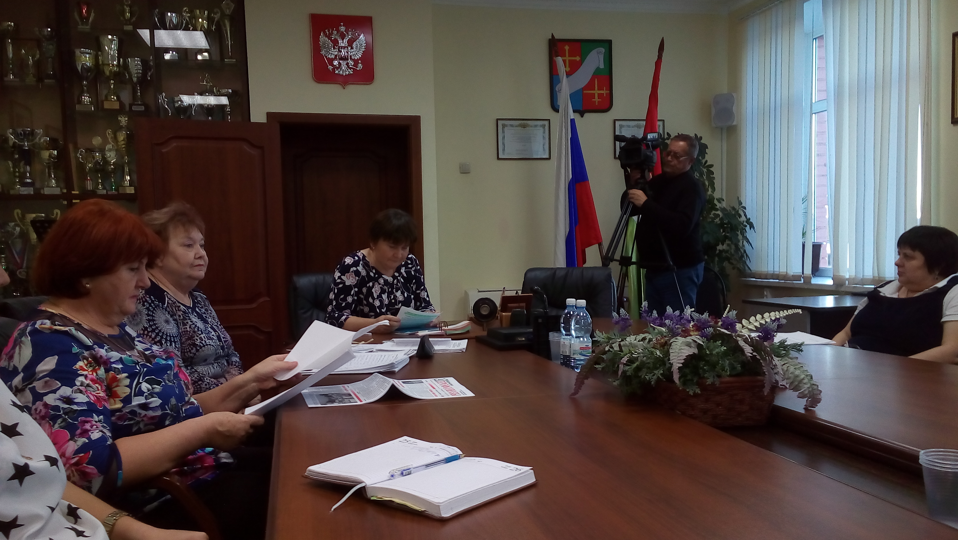 Сотрудники Управления ПФР в Дзержинском районе приняли участие в заседании  координационного совета организаций профсоюзов предприятий и учреждений.