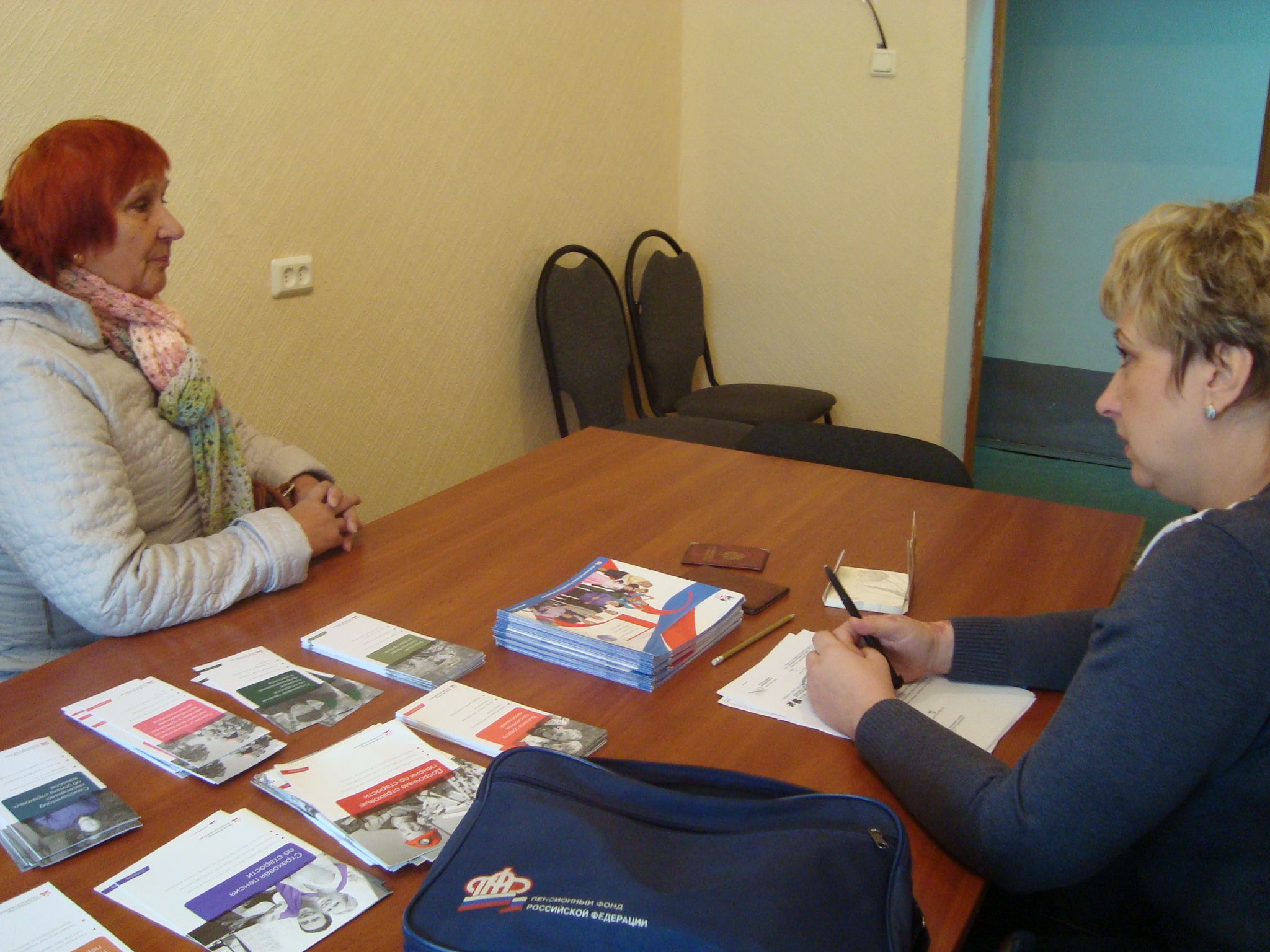 В УПФР Дзержинского района проведен прием граждан 