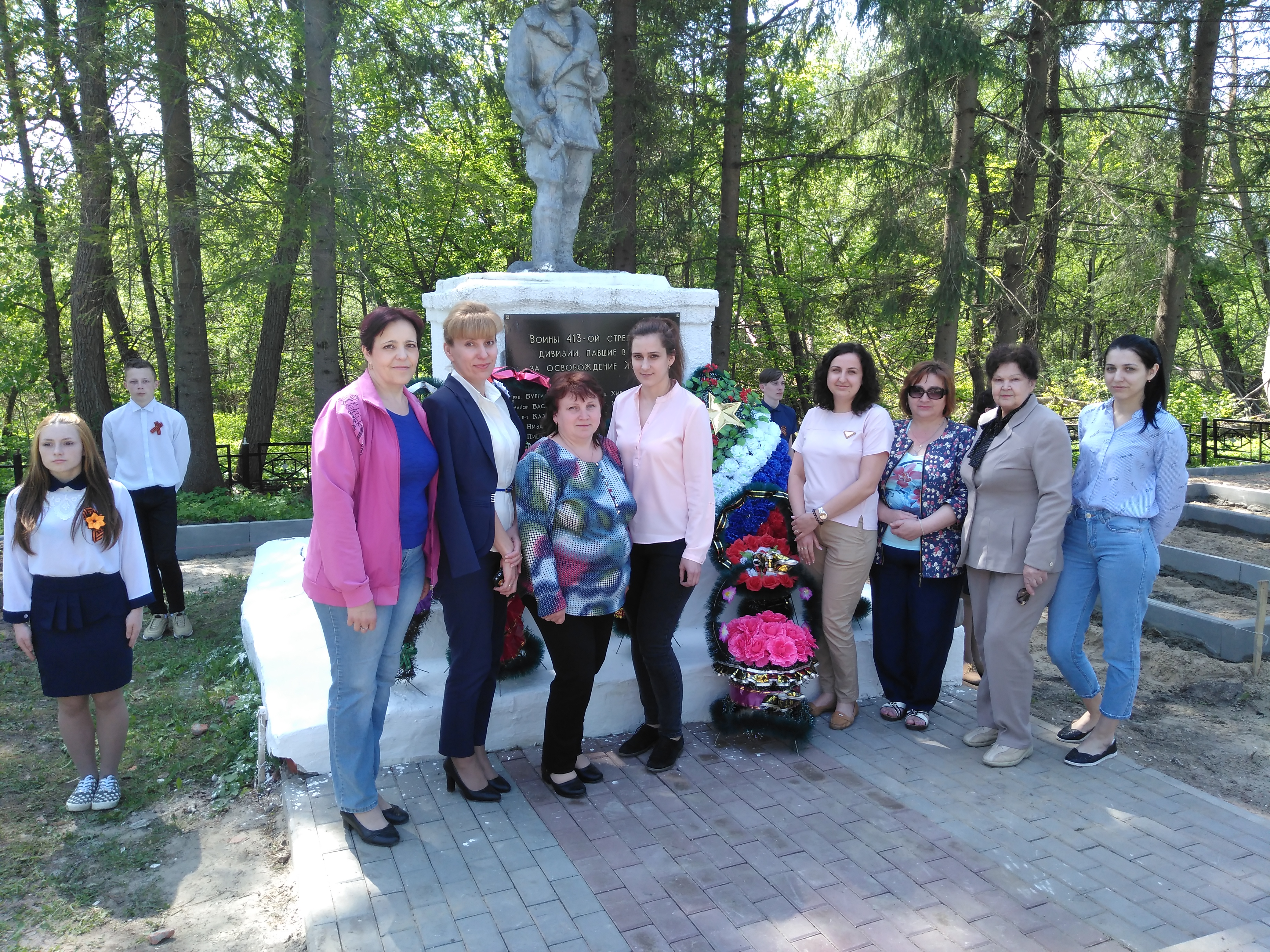 Коллектив сотрудников отдела ПФР по Жиздринскому району принял  активное участие в праздновании Праздника Победы- 9 МАЯ.