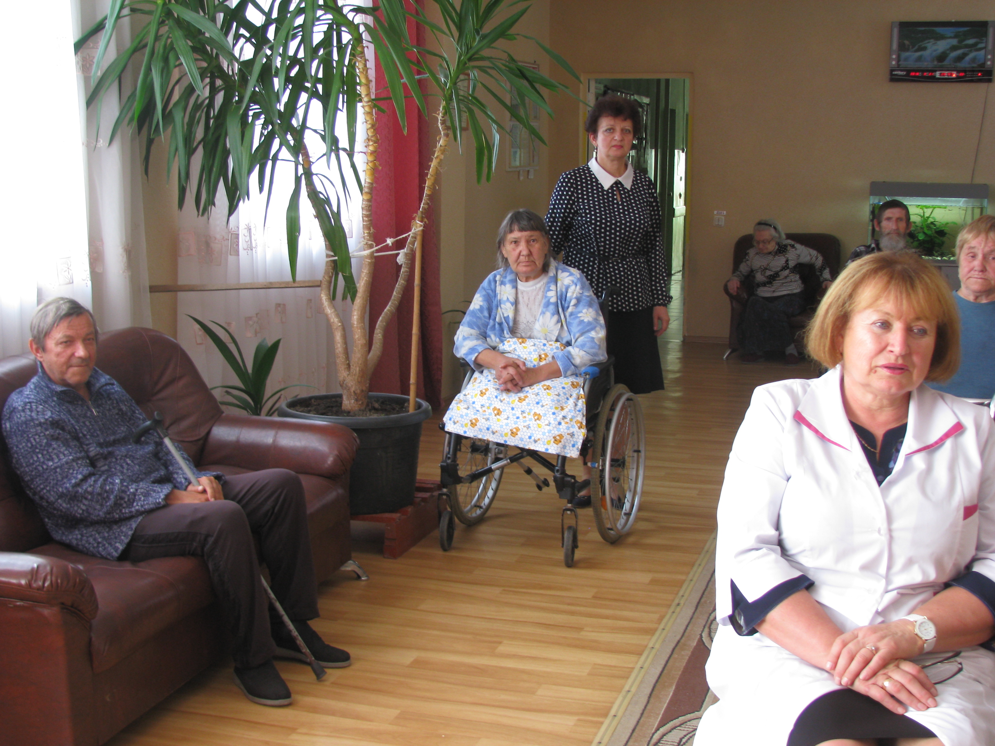 Руководитель клиентской службы в Думиничском районе Селянкина Т.В. посетила Новослободский Дом-интернат для престарелых и инвалидов.