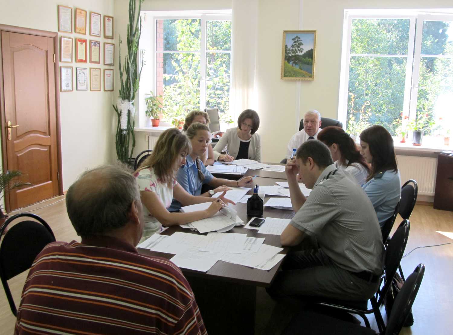 Выездное заседание комиссии с неплательщиками Питкярантского района