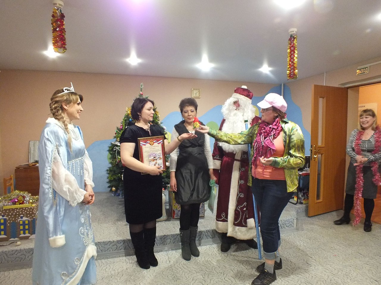  Пенсионный фонд города Сегежи поздравил детей с Новым годом