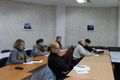 Урок компьютерной и пенсионной грамотности для пенсионеров Евпатории