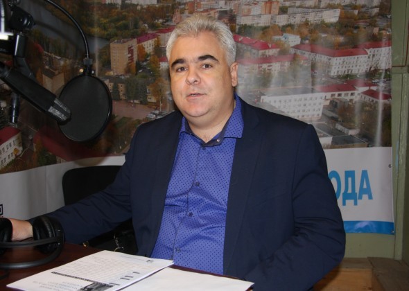 В эфире Раменского радио – начальник Управления ПФР № 15 Евгений Сурский