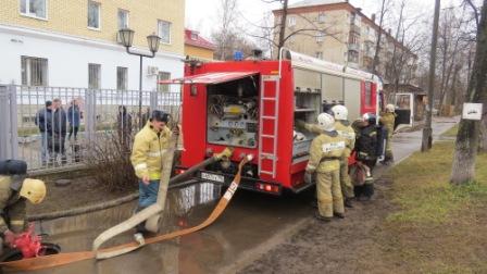 В Пушкино провели пожарные учения