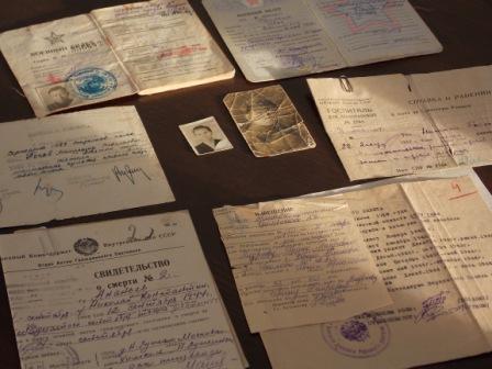 Письма с фронта. В Музей боевой Славы переданы архивные документы из Управления Пенсионного фонда России №5 по г. Москве и Московской области  