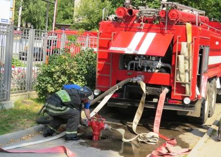 В пожарных учениях Управление ПФР  в Пушкино действовало правильно   