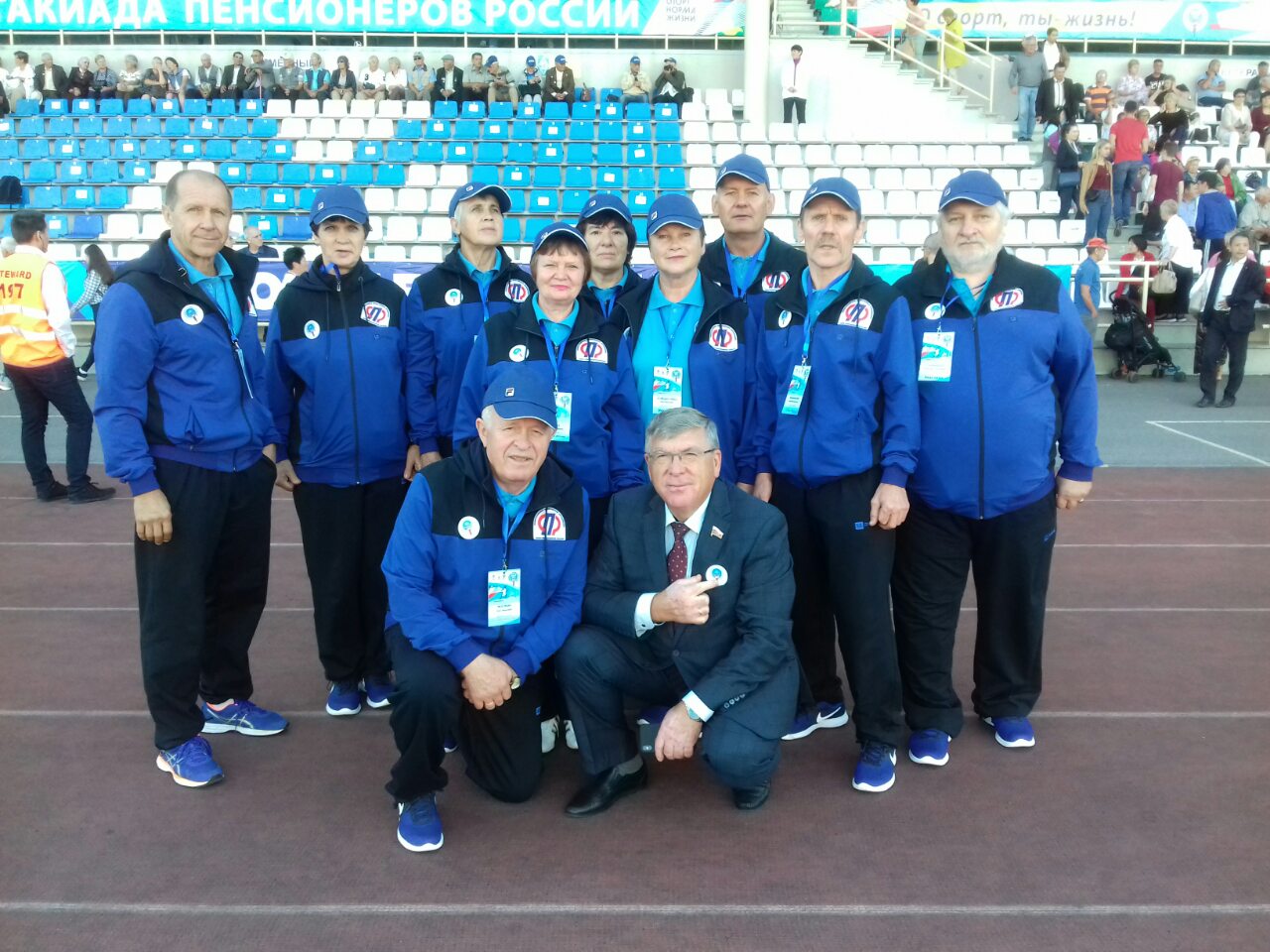 Сборная команда пенсионеров Орловской области оказалась в золотой середине турнира Спартакиады пенсионеров России