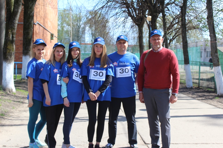 Сотрудники регионального Отделения ПФР и Управления ПФР в г. Пскове и Псковском районе приняли участие в легкоатлетической эстафете
