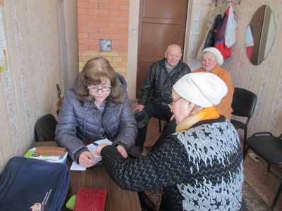  Начальник Отдела ПФР в Пушкиногорском районе провела прием граждан в Велейской волости