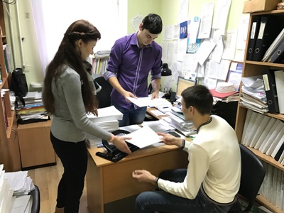 В Управлении ПФР в Себежском районе студенты на практике изучали пенсионное законодательство