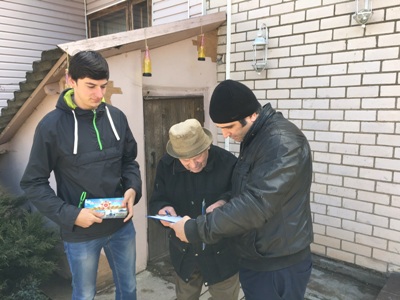 Сотрудники Управления ПФР в Себежском районе вручили  ветеранам поздравления  с Днем  Победы 