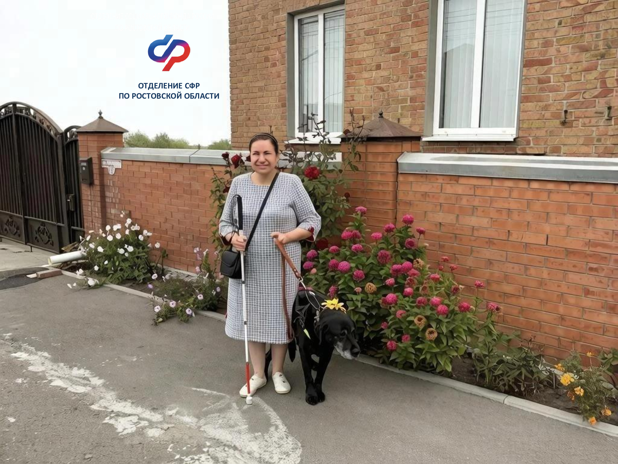 Отделение СФР по Ростовской области выдало первые электронные сертификаты на корм собакам-поводырям 