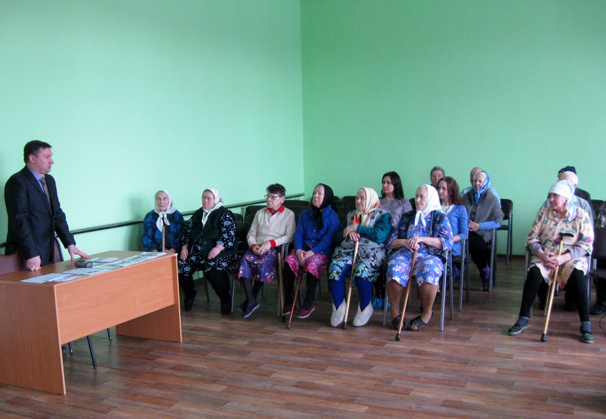 Специалисты ПФР провели встречу  с пенсионерами Сапожковского района