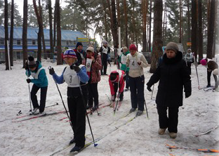 Репортаж о соревнованиях по лыжам среди работников ПФР 