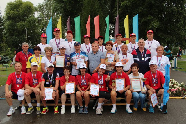 Региональный этап Спартакиады пенсионеров России