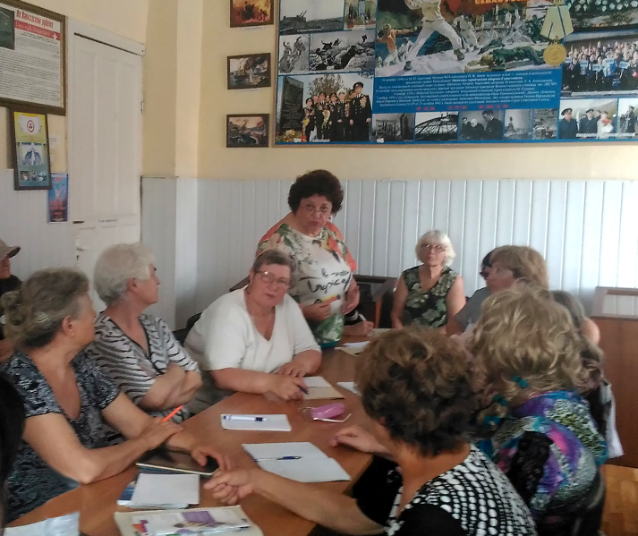 Повышение правовой грамотности пенсионеров в «Школе активного долголетия»