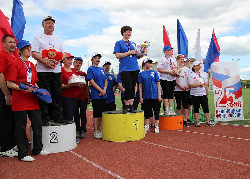 В Красноуфимске прошел спортивный праздник к юбилею ПФР