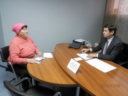 Выездные приемы в пансионате для ветеранов труда