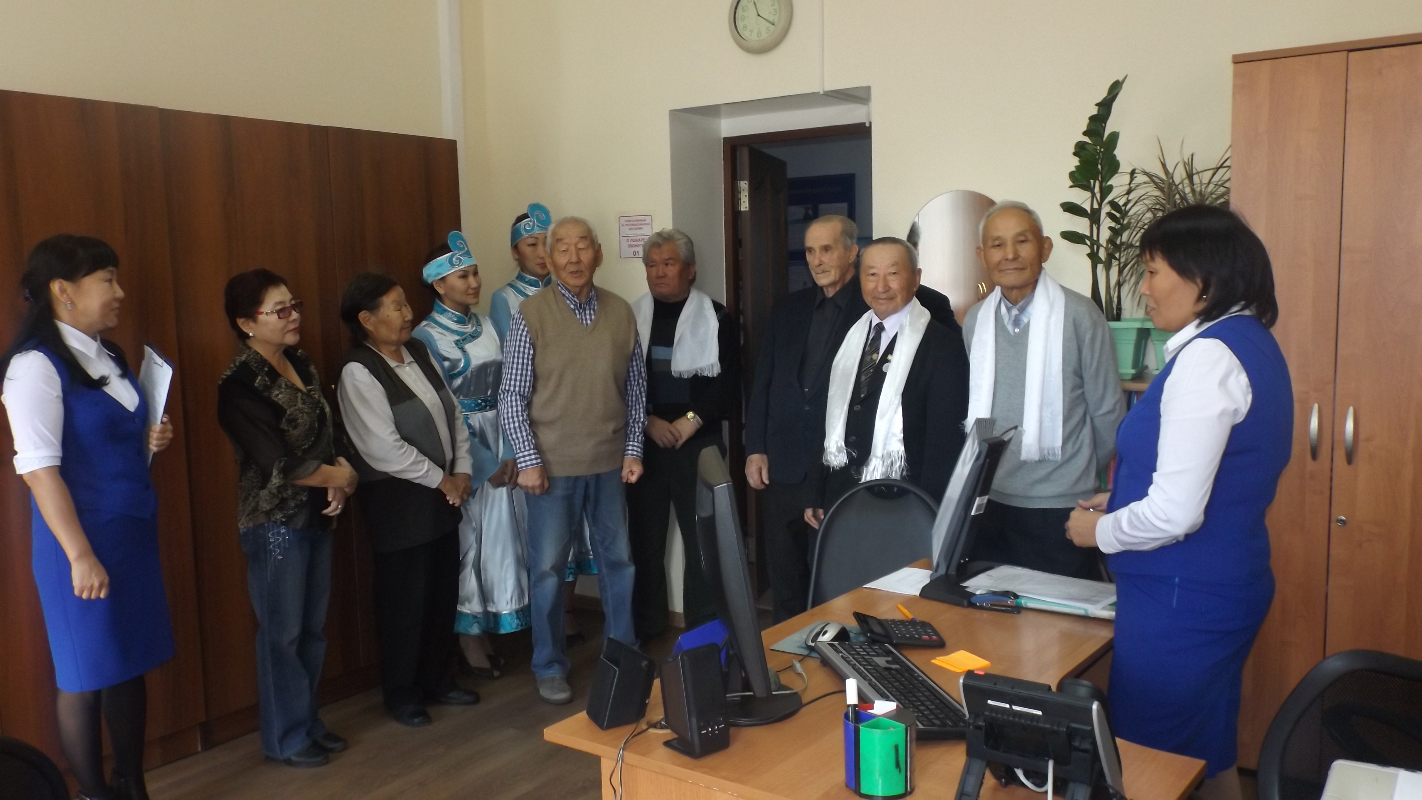 Ко Дню пожилых людей. В Отделении прошла встреча с ветеранами.