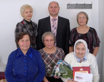 Поздравление долгожительницы Юргинского района 