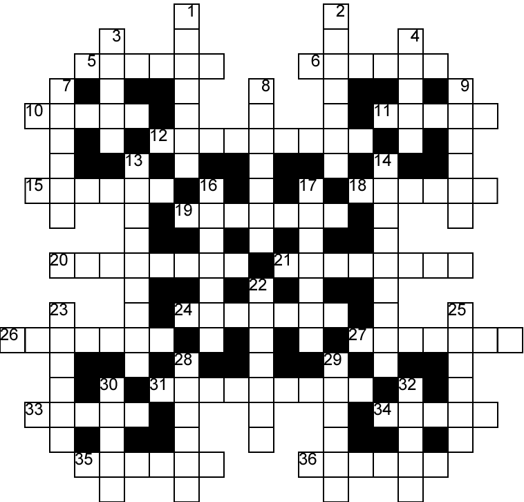 Кроссворд на пенсионную тематику для армизонских пенсионеров