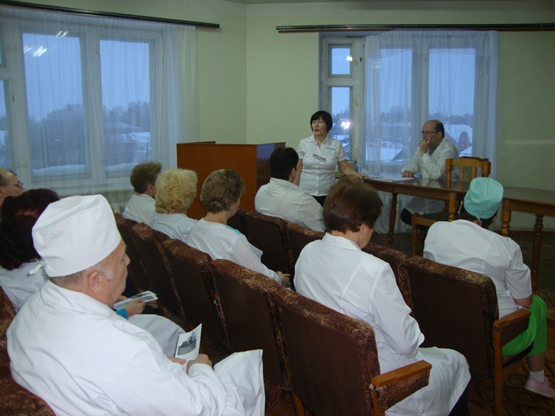 Персоналу Сенгилеевской районной больницы рассказали о предстоящей индексации пенсий