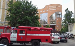 В Отделении ПФР по Воронежской области прошли пожарно – технические учения