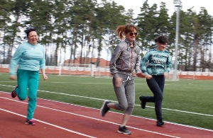 Сотрудники Пенсионного фонда вышли на сдачу норм ГТО