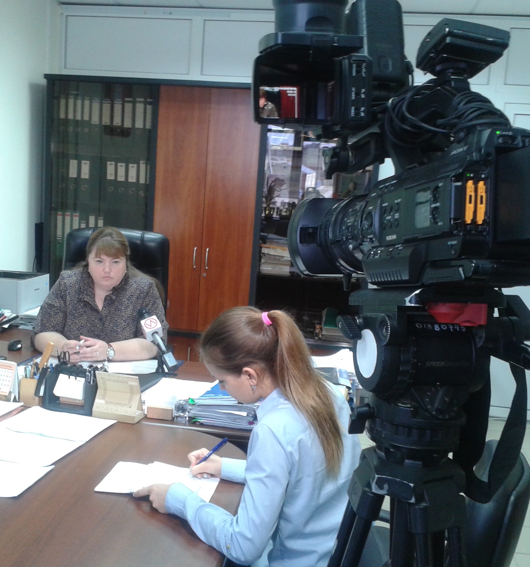 Начальник  ГУ - Управления ПФР   в г. Новом  Уренгое ЯНАО , Баврина О.В. дала  интервью для ТРК Импульс.