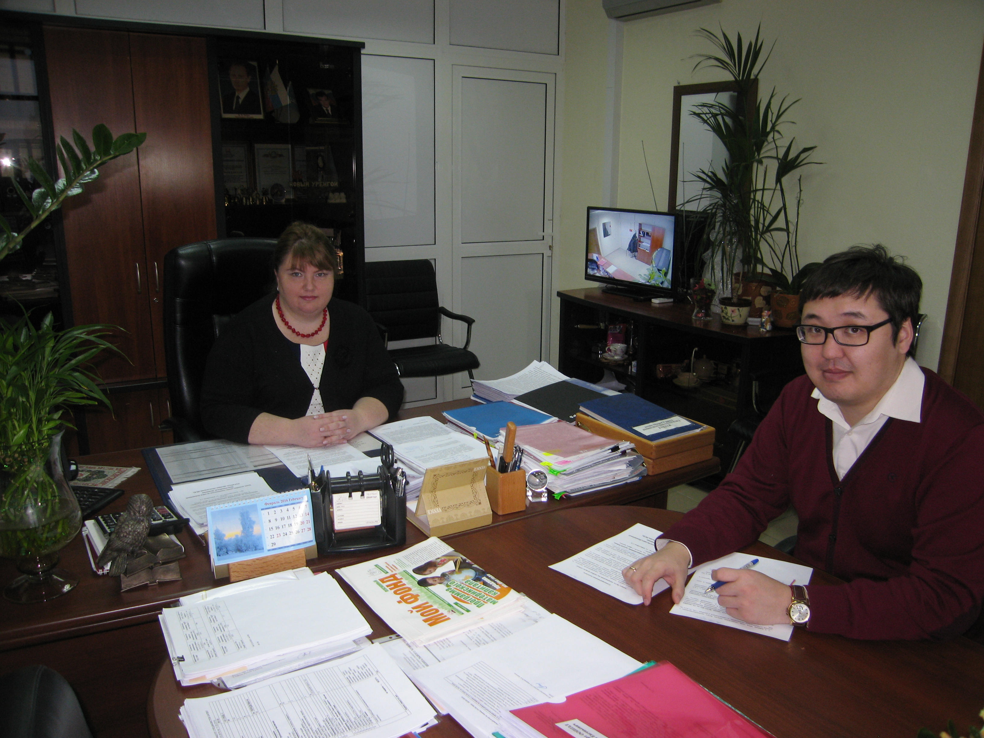 В городе  Новом  Уренгое ЯНАО , начальником  Управления  Бавриной  Ольгой  даны  интервью  для ТРК Импульс и  ТРК Сигма.