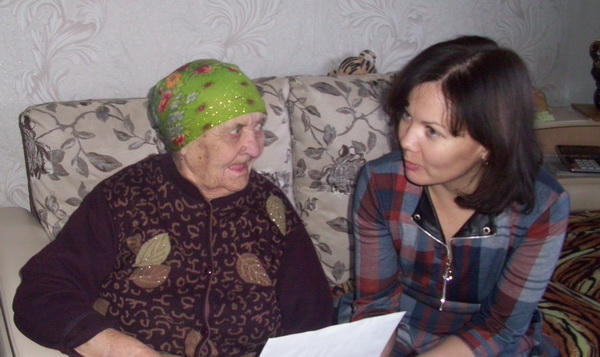 Юбилей у труженицы тыла