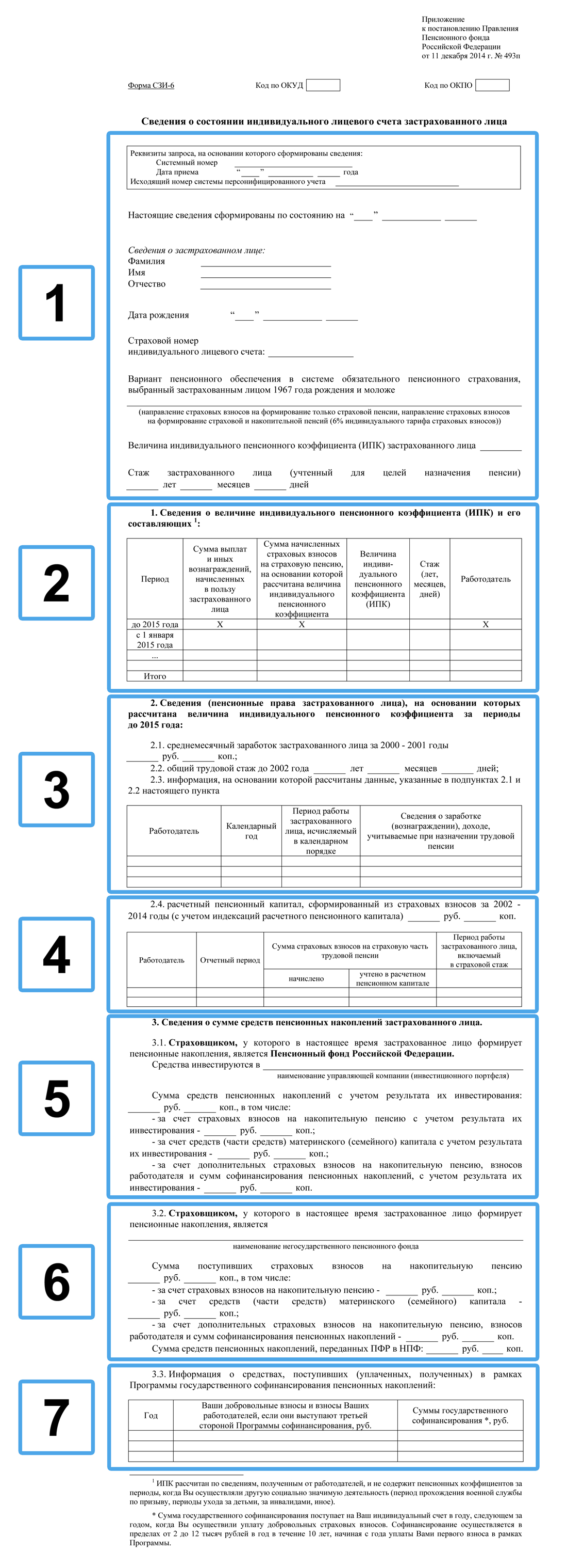 Сзи 6 образец справка