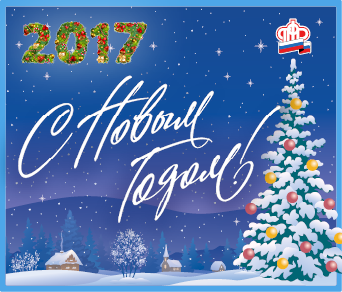 Пенсионный фонд поздравляет россиян с Новым годом!